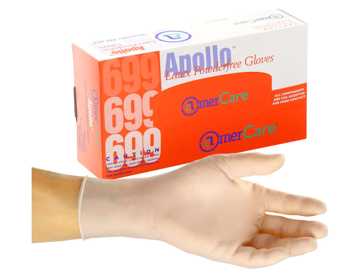 Finecare Latex Gloves 100枚入り×10個セット Disposable Latex Gloves - ePackageSupply