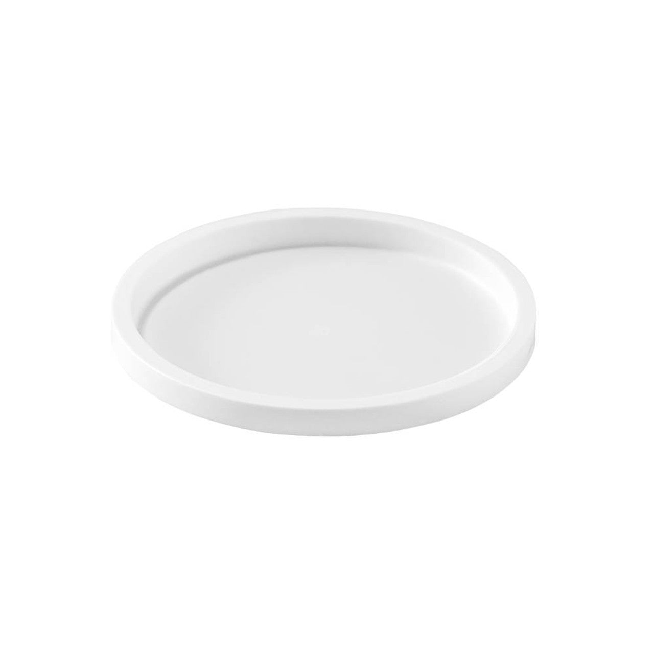 A BPA-Free, food-grade L302 lid from the case of 2,625-3,024 is shown against a white background. The lid is round with a slightly raised edge and is freezer-safe.