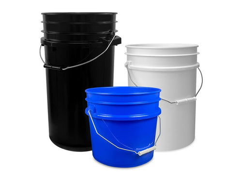 plastic buckets