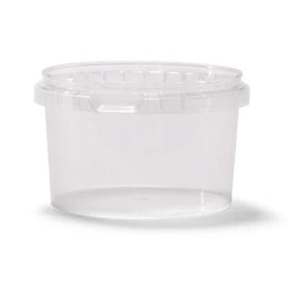 18 oz BPA-Free Food-Grade UniPak Tamper-Evident Round Container (T40418UPTRCP) - Case of 500