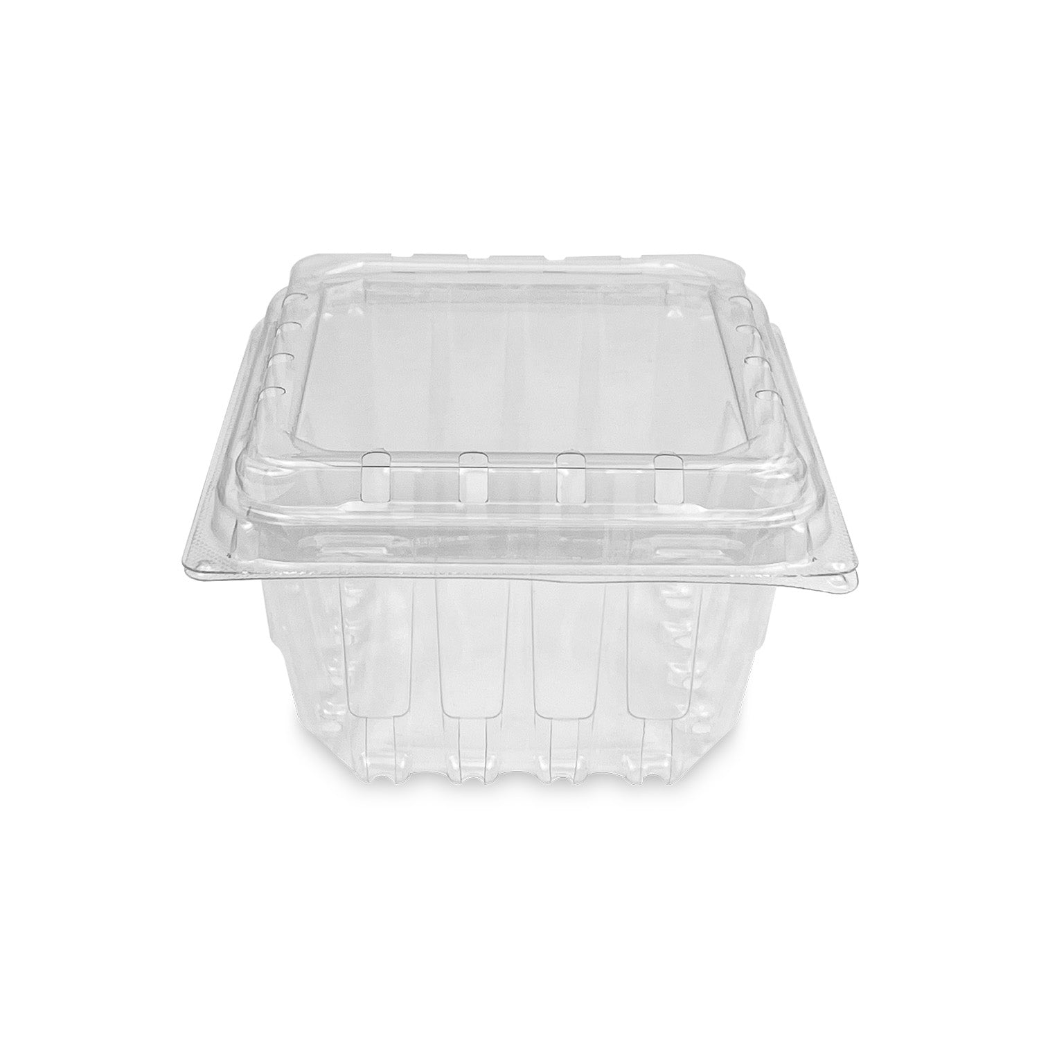 1 Pint (16 oz.) Clear Vented Clamshell Produce/Berry Container - Case of 480