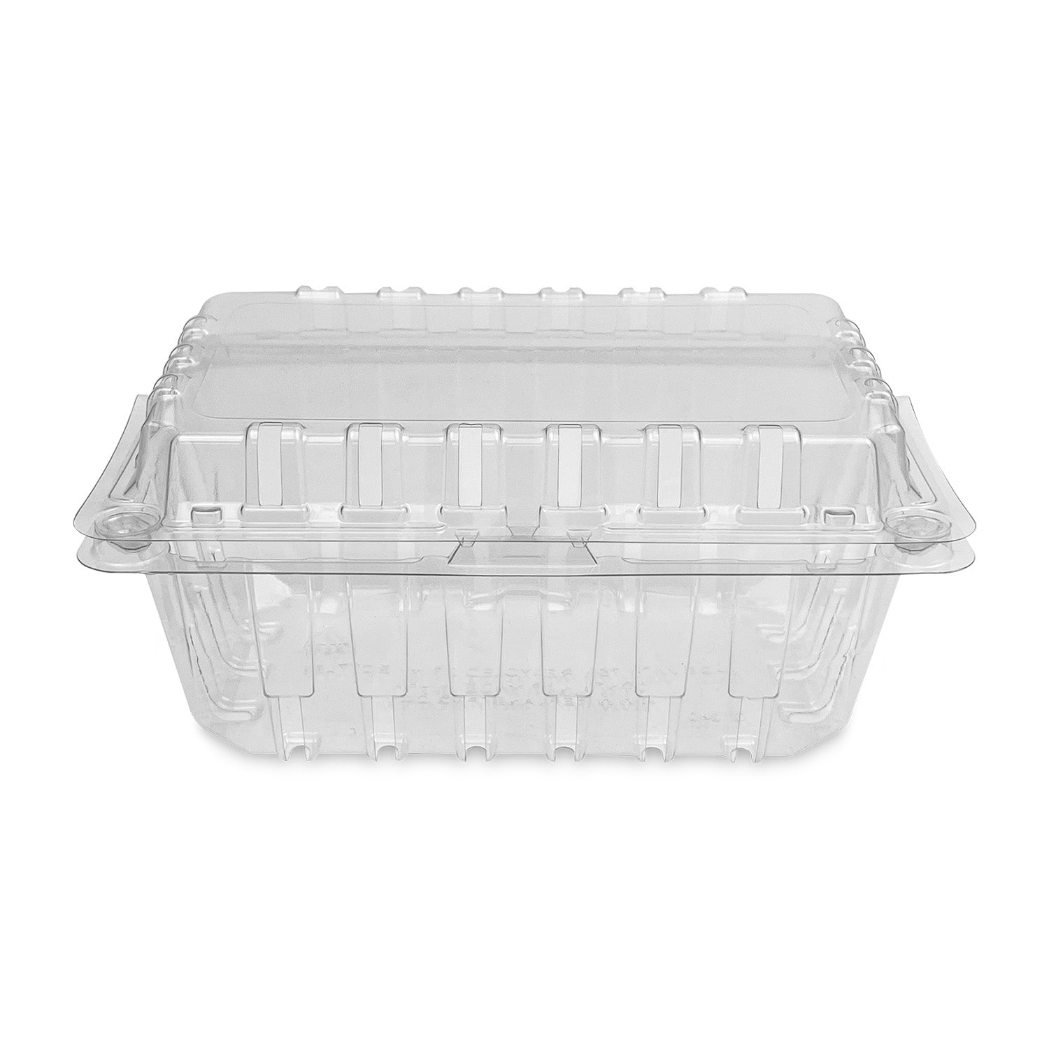 1 lb. Clear Vented Clamshell Produce / Berry Container - Case of 352