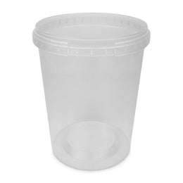 32 oz BPA-Free Food-Grade Tamper-Resistant Container - Case of 250