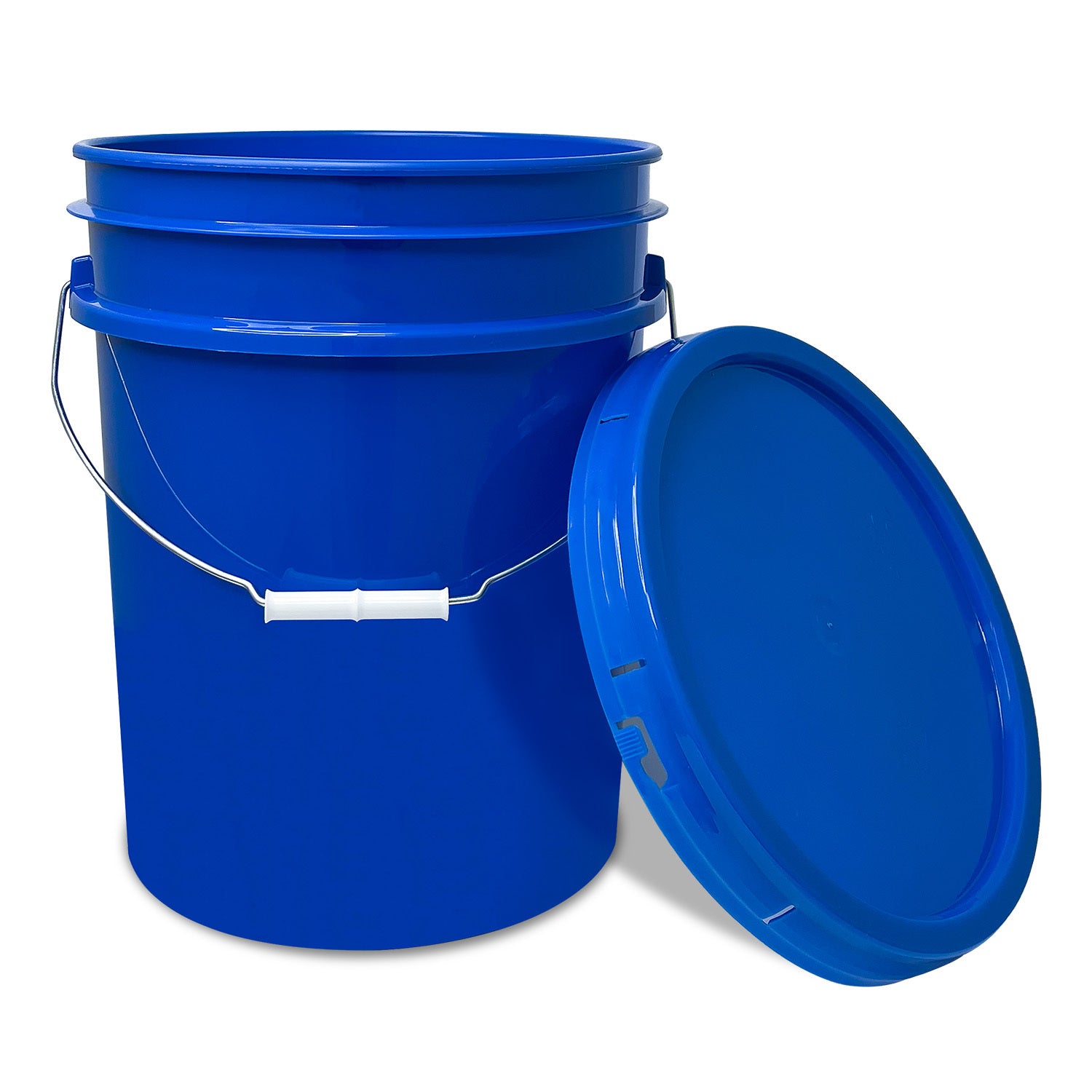 5 Gallon Food-Grade Bucket with Gasketed Tear Strip Lid - 5 Pack (FREE SHIPPING*)