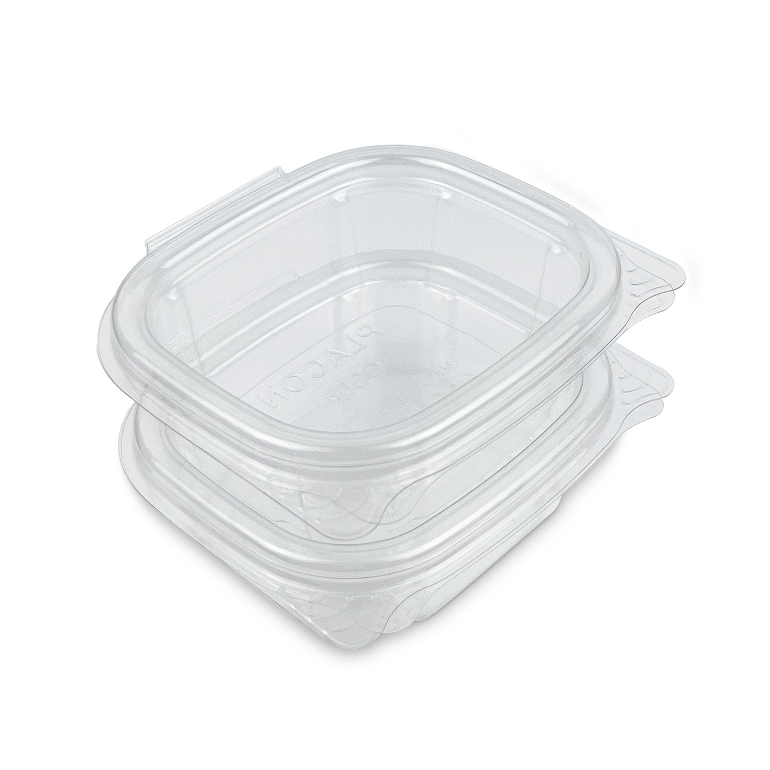 4 oz. Hinged Deli Containers  - Crystal Seal - Case of 400