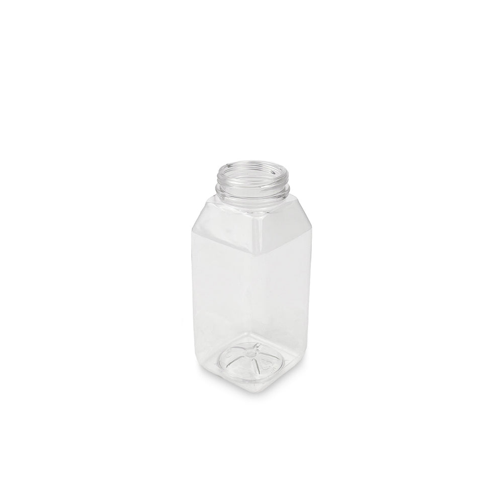 4 oz. to 32 oz. BPA-Free Food-Grade Square Bottles - Case of 100