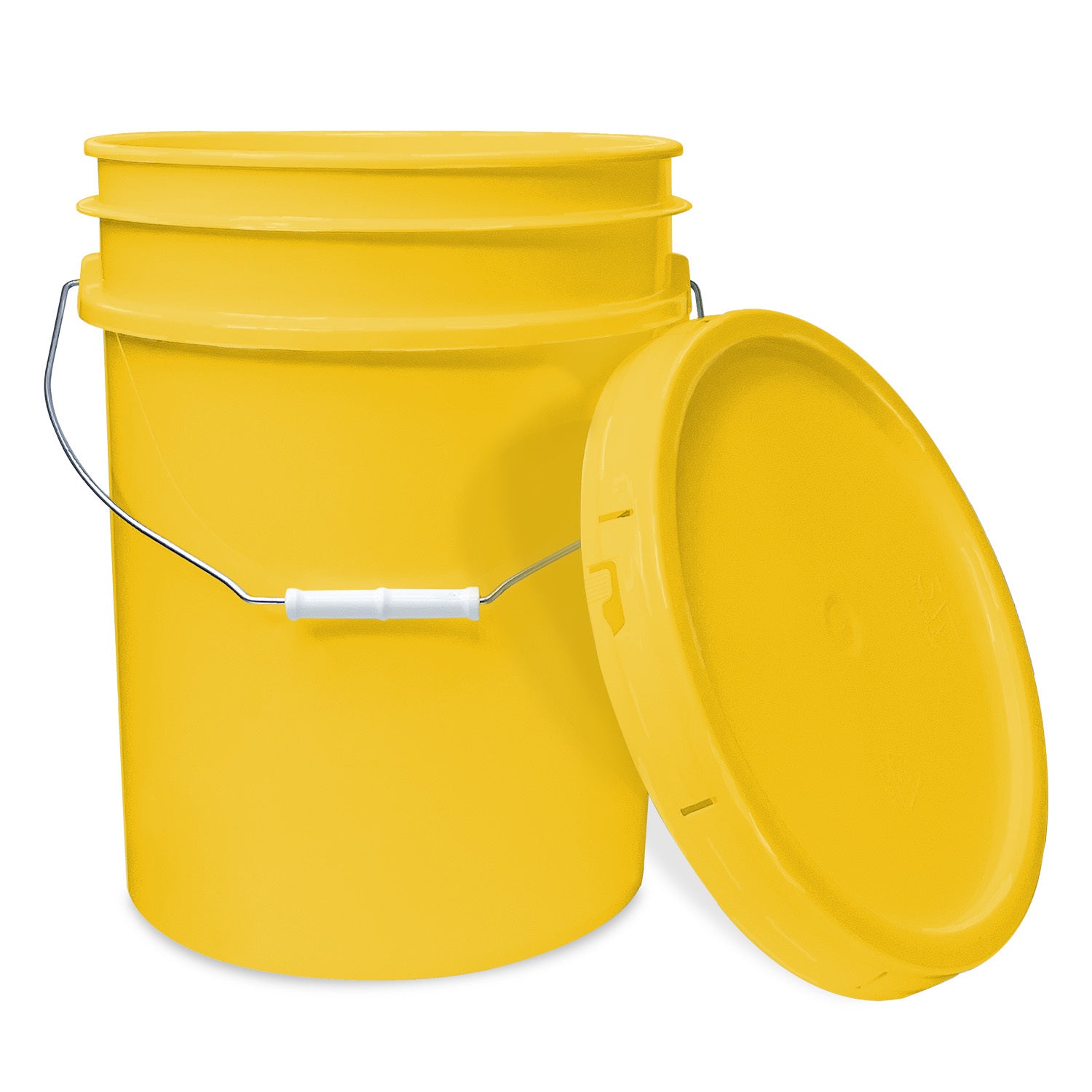 5 Gallon Food-Grade Bucket with Gasketed Tear Strip Lid - 5 Pack (FREE SHIPPING*)