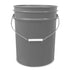 Gray BPA Free Food Grade 5 Gallon Bucket Showing Handle