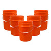5 Gallon 90 Mil BPA-Free Food-Grade Bucket - 5 Pack