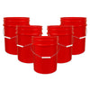 5 Gallon 90 Mil BPA-Free Food-Grade Bucket - 5 Pack