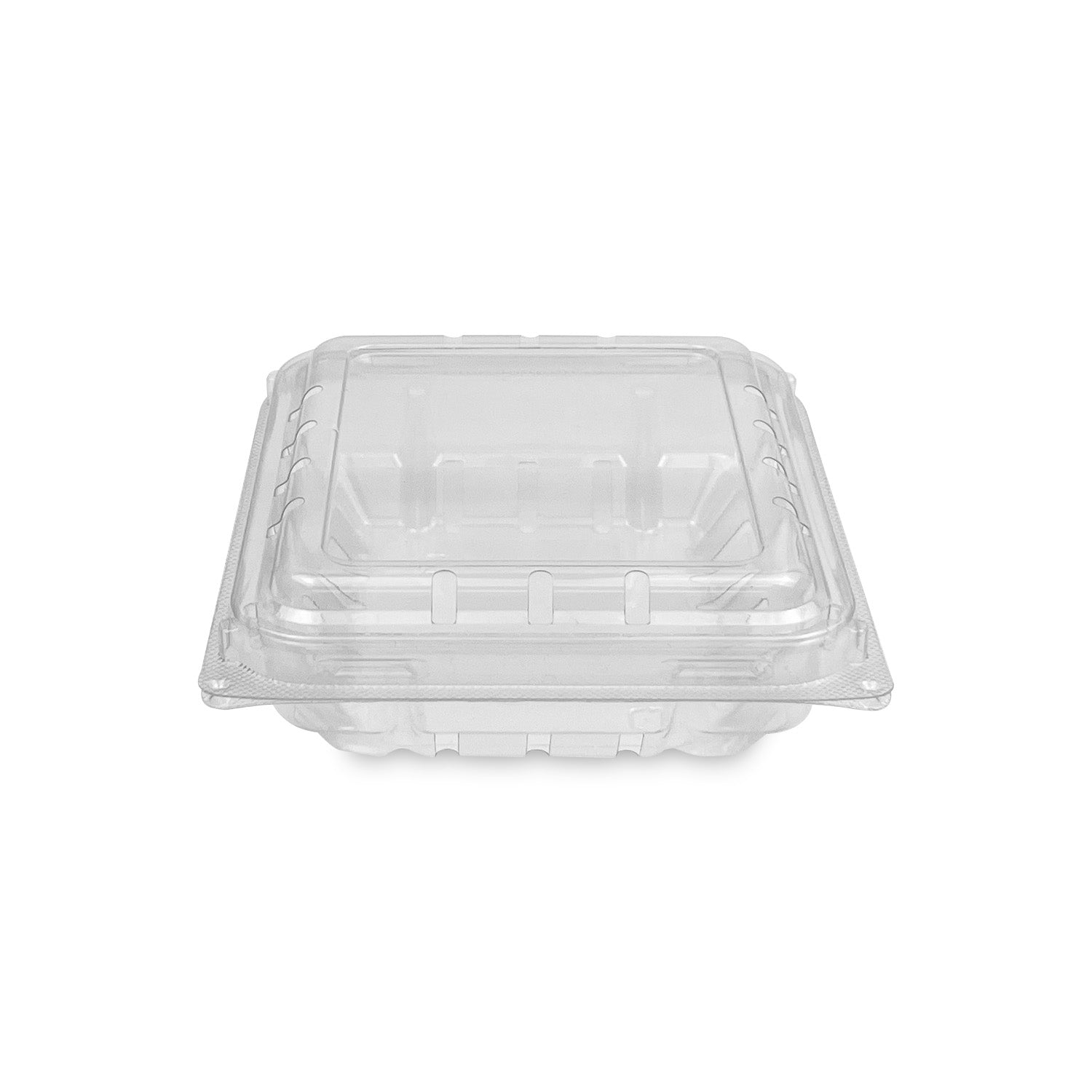 6 oz. Clear Vented Clamshell Produce / Berry Container - Case of 552