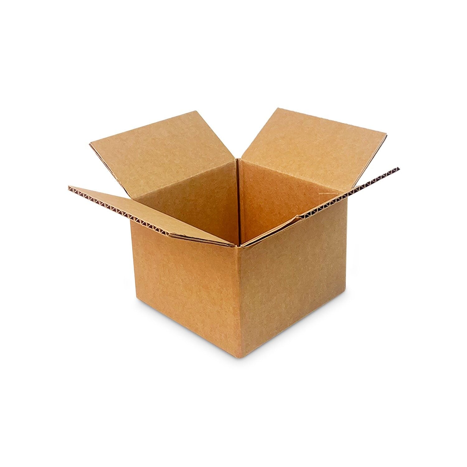 6x6x4 Corrugated Boxes (32 ECT-C) - 25 Pack