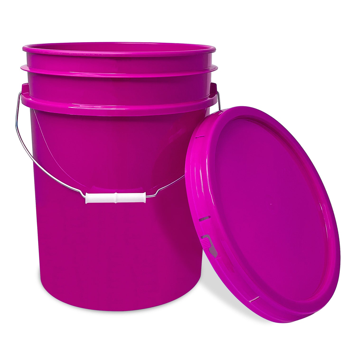 5 Gallon Food-Grade Bucket with Gasketed Tear Strip Lid - 5 Pack (FREE SHIPPING*)