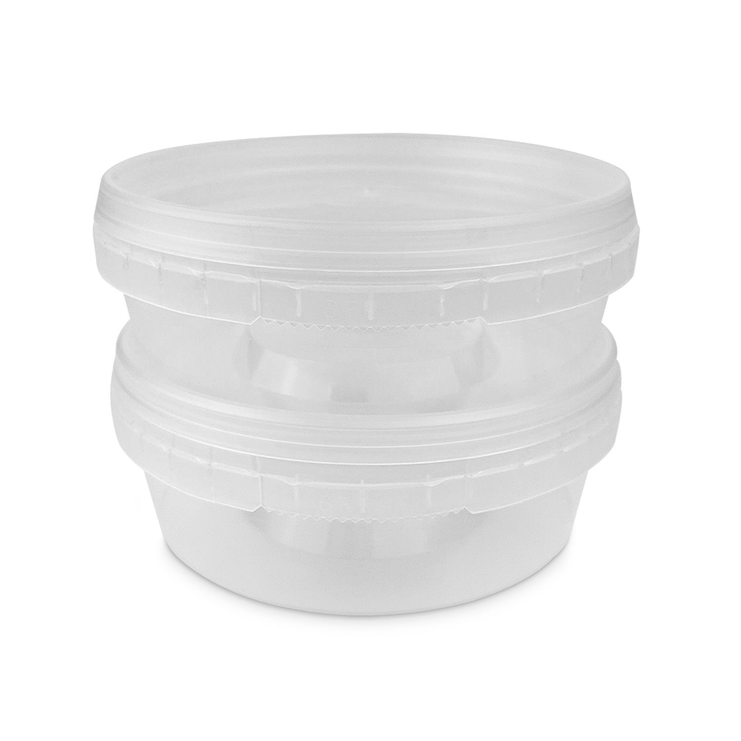 Tamper-Resistant 8 oz. Container - BPA Free, Food Grade – Case of 500