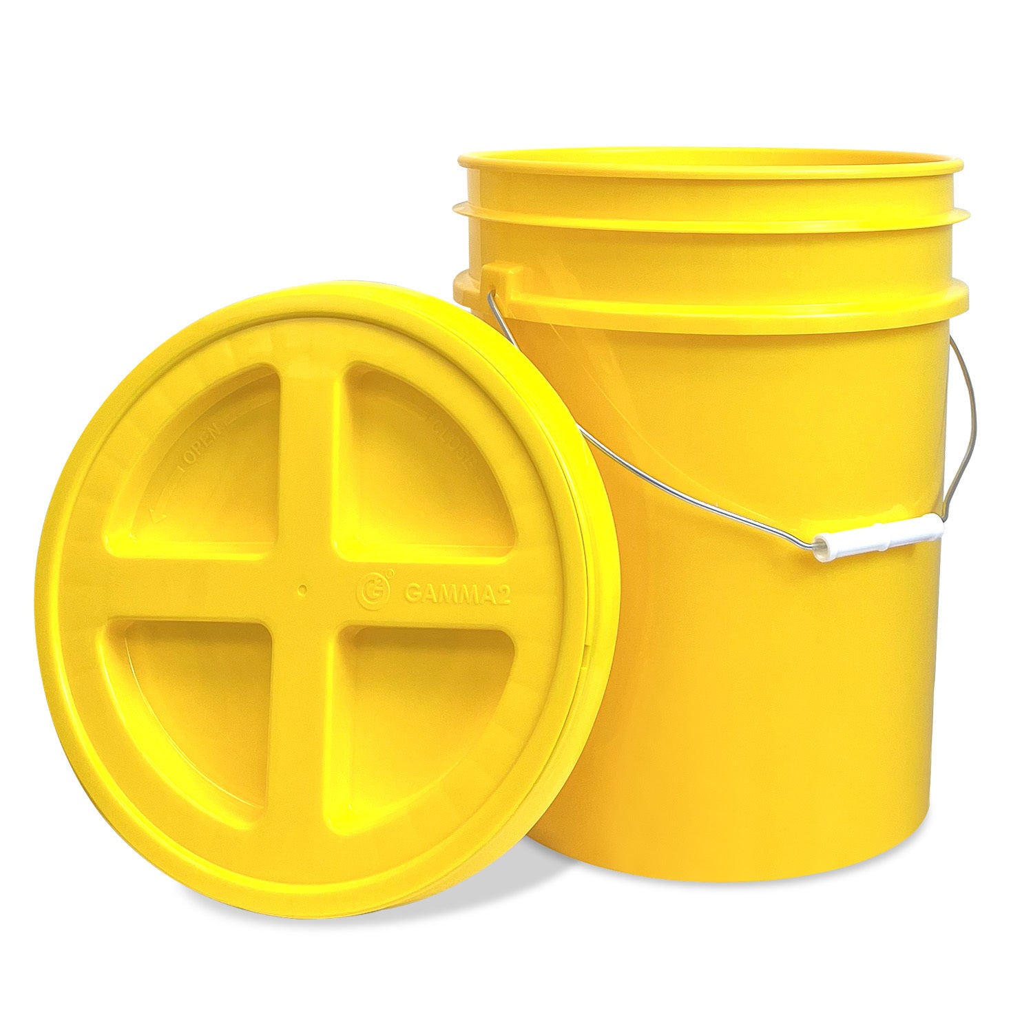 5 Gallon Food-Grade Bucket with Gamma Lid - 5 Pack (FREE SHIPPING*)