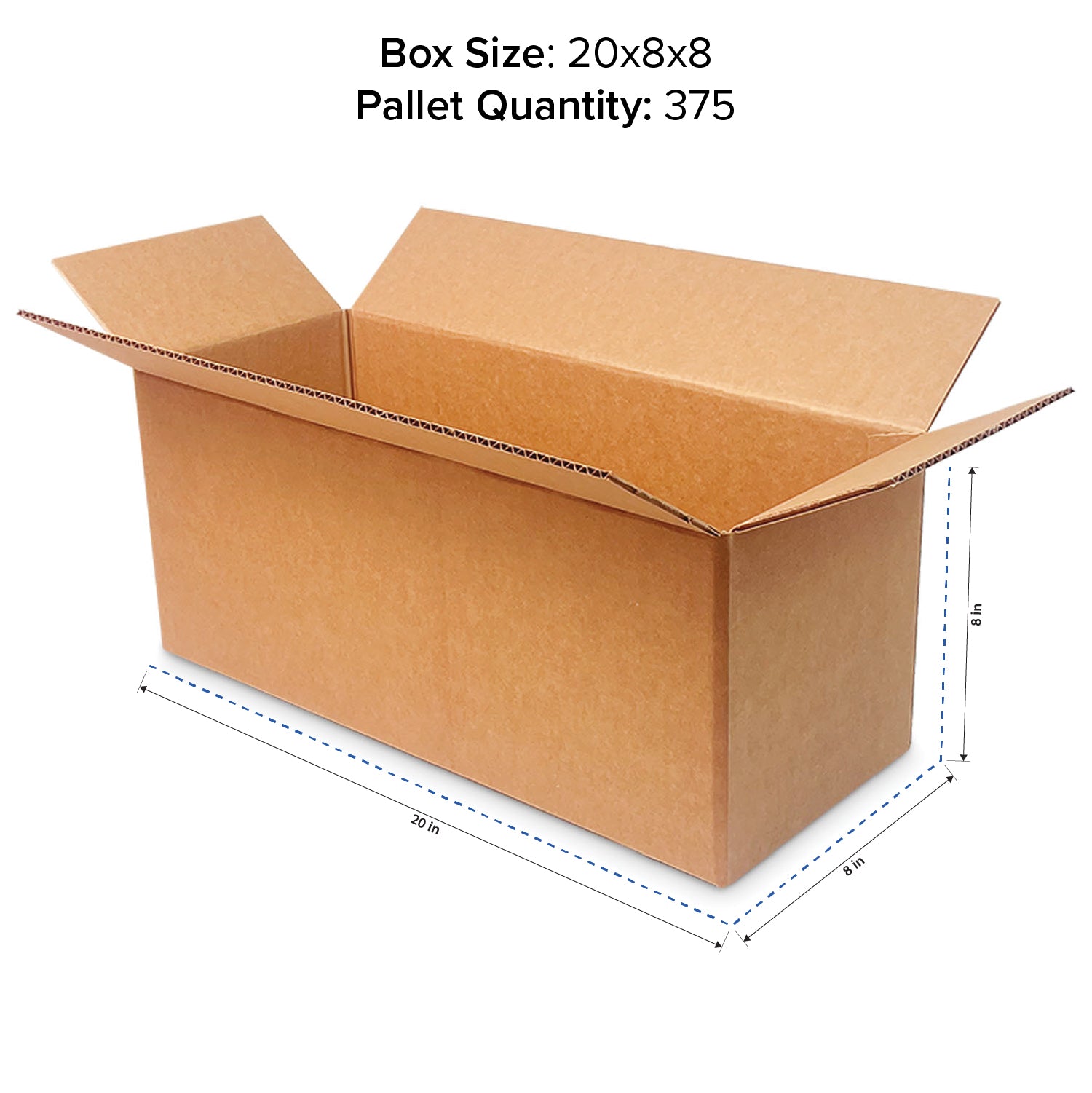 ECT32C Corrugated Boxes - Multiple Sizes - Pallet Quantity