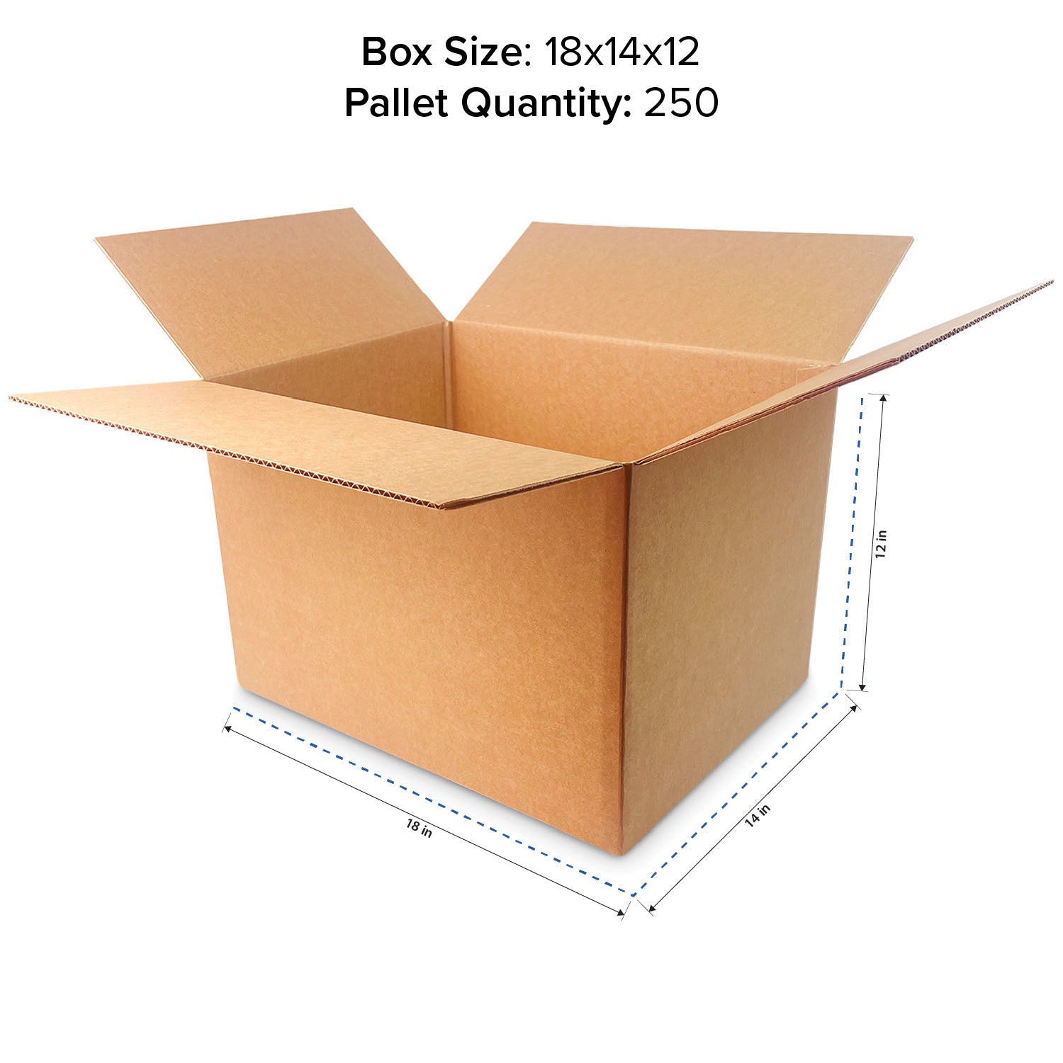 ECT32C Corrugated Boxes - Multiple Sizes - Pallet Quantity