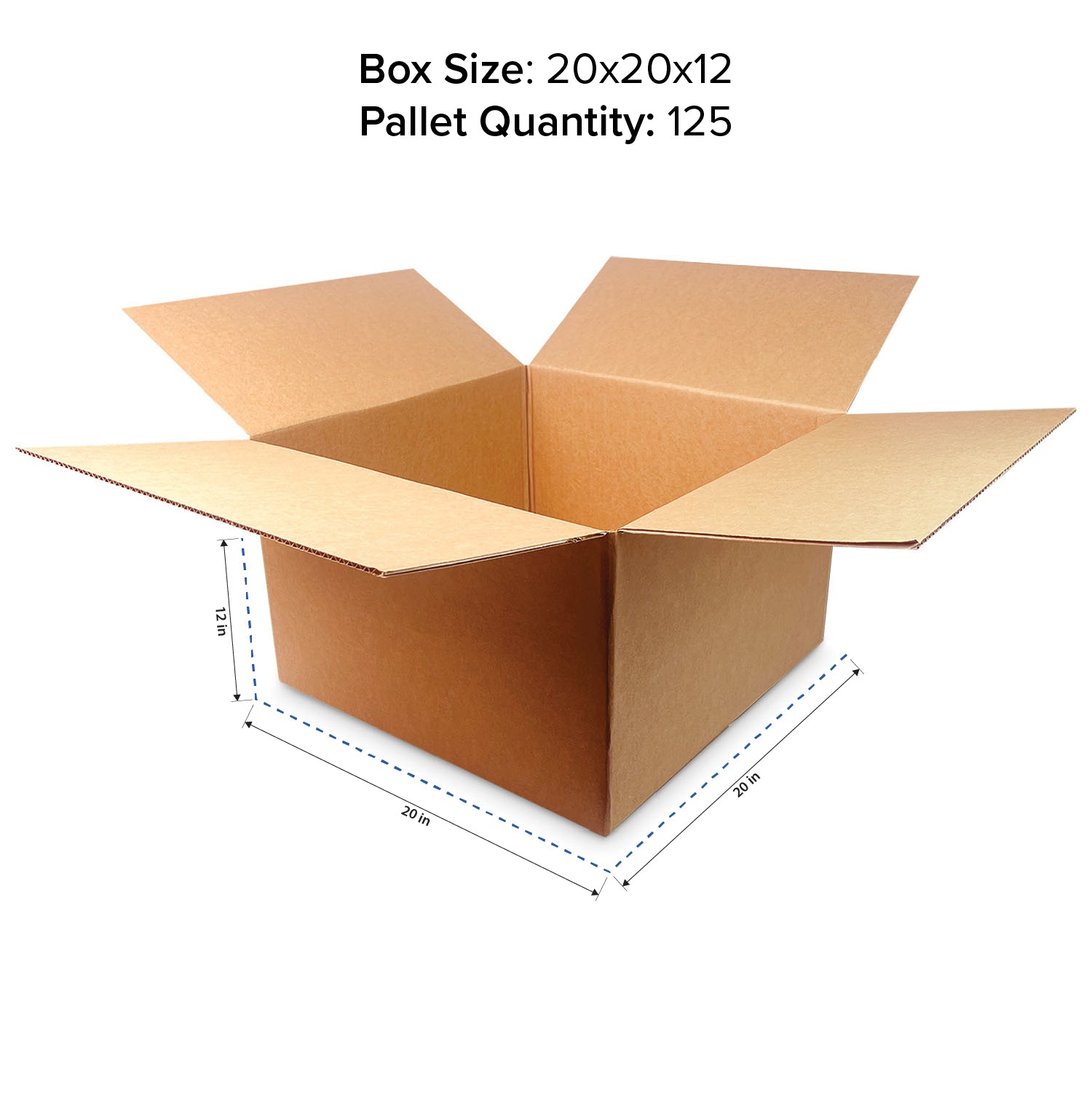 ECT32C Corrugated Boxes - Multiple Sizes - Pallet Quantity