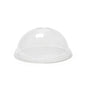 BPA-Free Clear Disposable Dome Lids with Wide Hole (DLTI314WHDOME) - Case of 1000