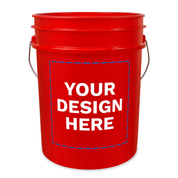 Custom Printed 5 Gallon Buckets | Your Logo | ePackageSupply