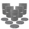 5 Gallon Food-Grade Bucket with Gasketed Tear Strip Lid - 5 Pack (FREE SHIPPING*)