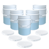 5 Gallon Food-Grade Bucket with Gasketed Tear Strip Lid - 5 Pack (FREE SHIPPING*)