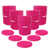5 Gallon Food-Grade Bucket with Gasketed Tear Strip Lid - 5 Pack (FREE SHIPPING*)