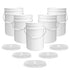 5 Gallon 90 Mil Food-Grade Bucket with Gamma Lid - 5 Pack (FREE SHIPPING*)