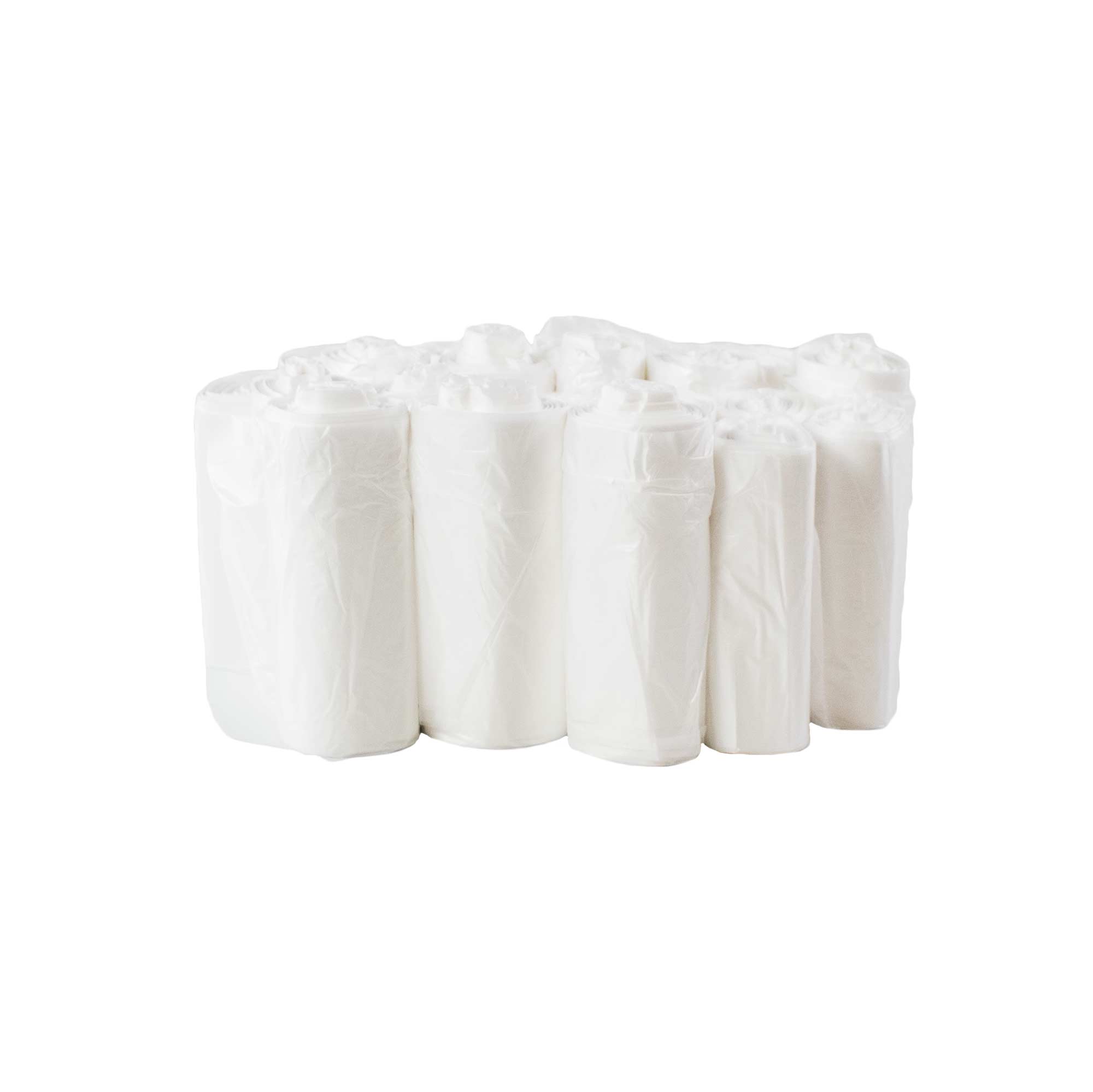 HDPE Liners-12-16 Gallon Natural Trash Bags 24x33 8 Micron (H243308N)