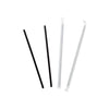 7.75" Jumbo Black Paper-Wrapped Straws - Case of 500