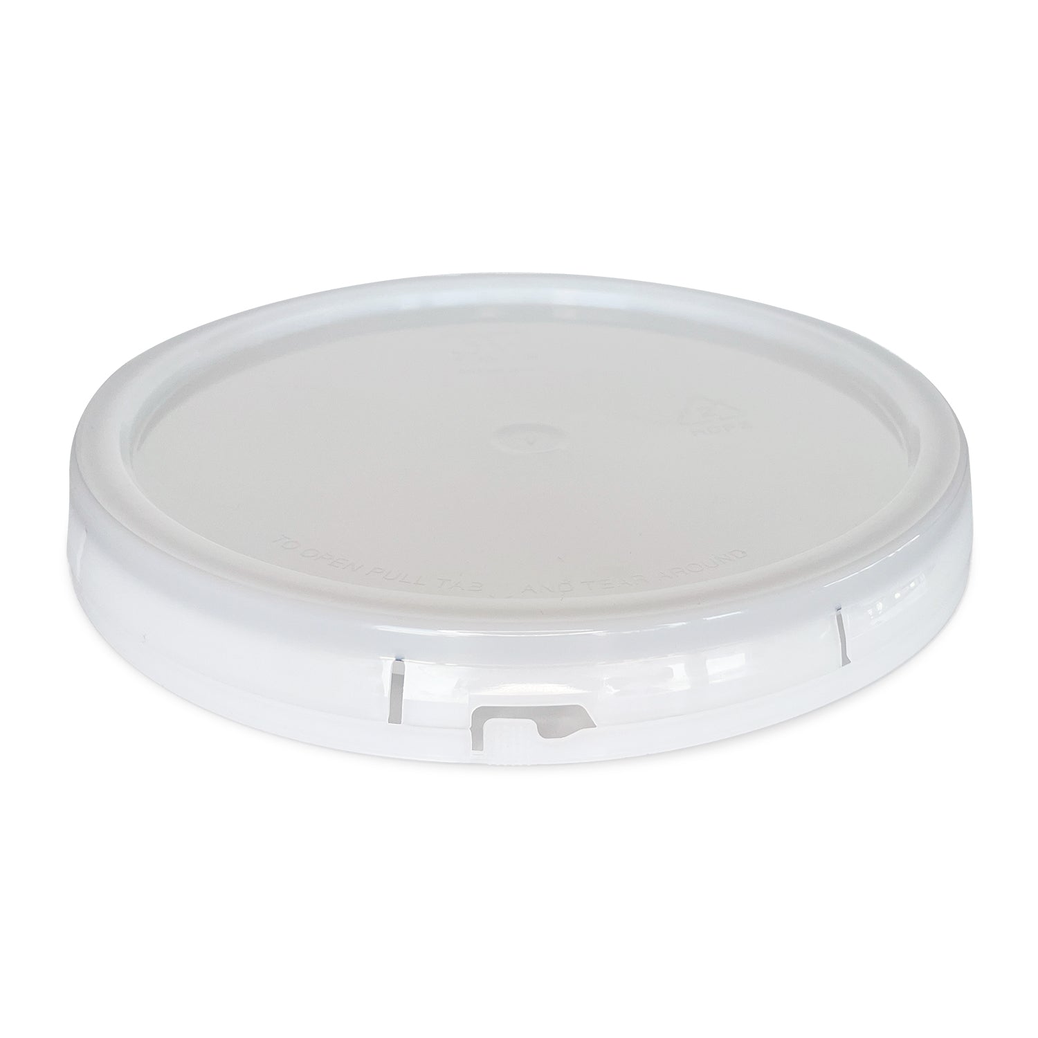 Translucent Gasketed Tear Strip Lid BPA Free Food Grade