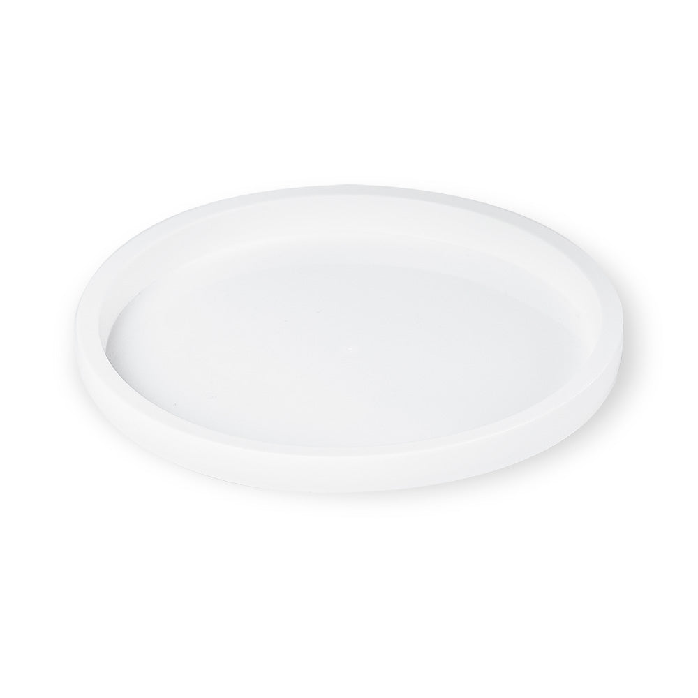 A BPA-Free Food-Grade Freezer-Safe Lid (L410 + L410RTR) is shown isolated on a white background, featuring smooth edges and shallow depth. Sold as a case of 1000, it's designed to fit securely onto containers.