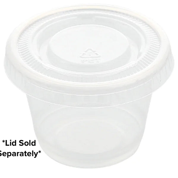 1 oz. BPA Free Food Grade Transparent Portion Cups