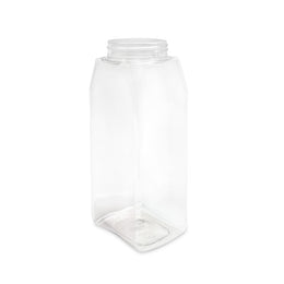 32 oz BPA-Free Food-Grade Smooth Rectangle Spice Bottles - Case of 10