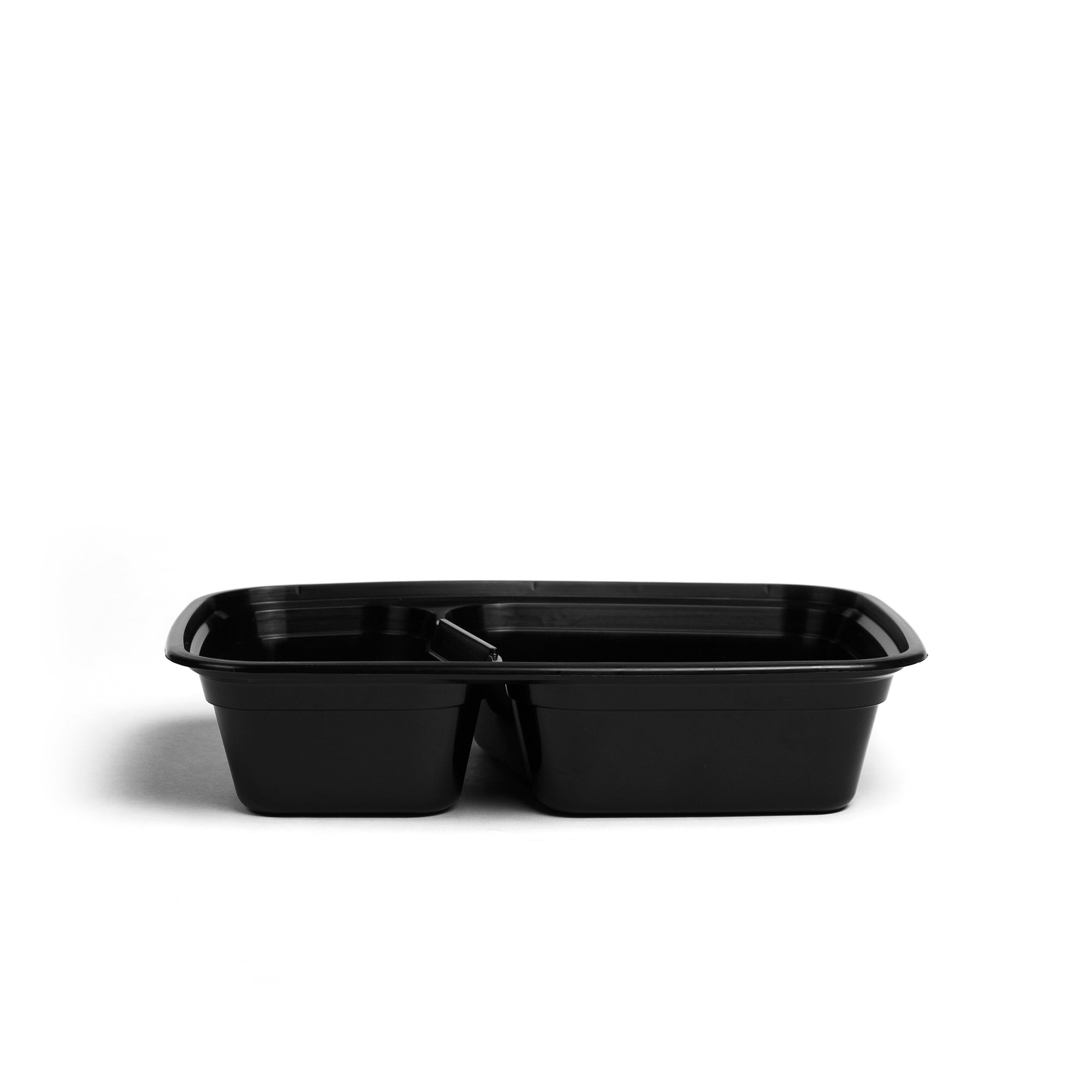 32 oz Rectangular 2-Compartment Take-out Container