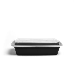 32 oz. Rectangular Take-Out Container - Case of 50