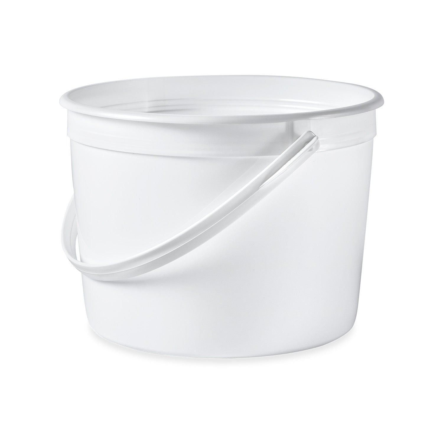 1 Gallon BPA Free Food Grade White Round Bucket