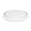 Clear Disposable Flat Lids with Straw Slot (DLT314SS) - Case of 1000