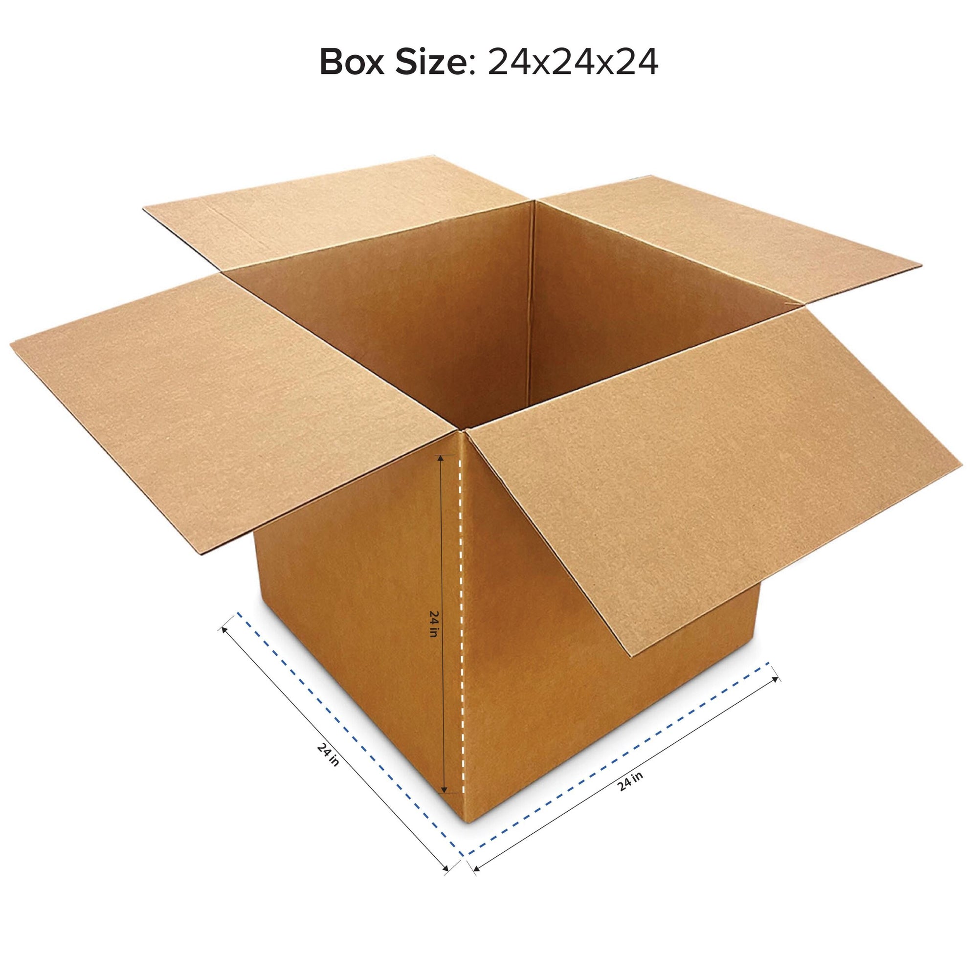 24x24x24 Corrugated Boxes (32 ECT-C) - 10 Pack