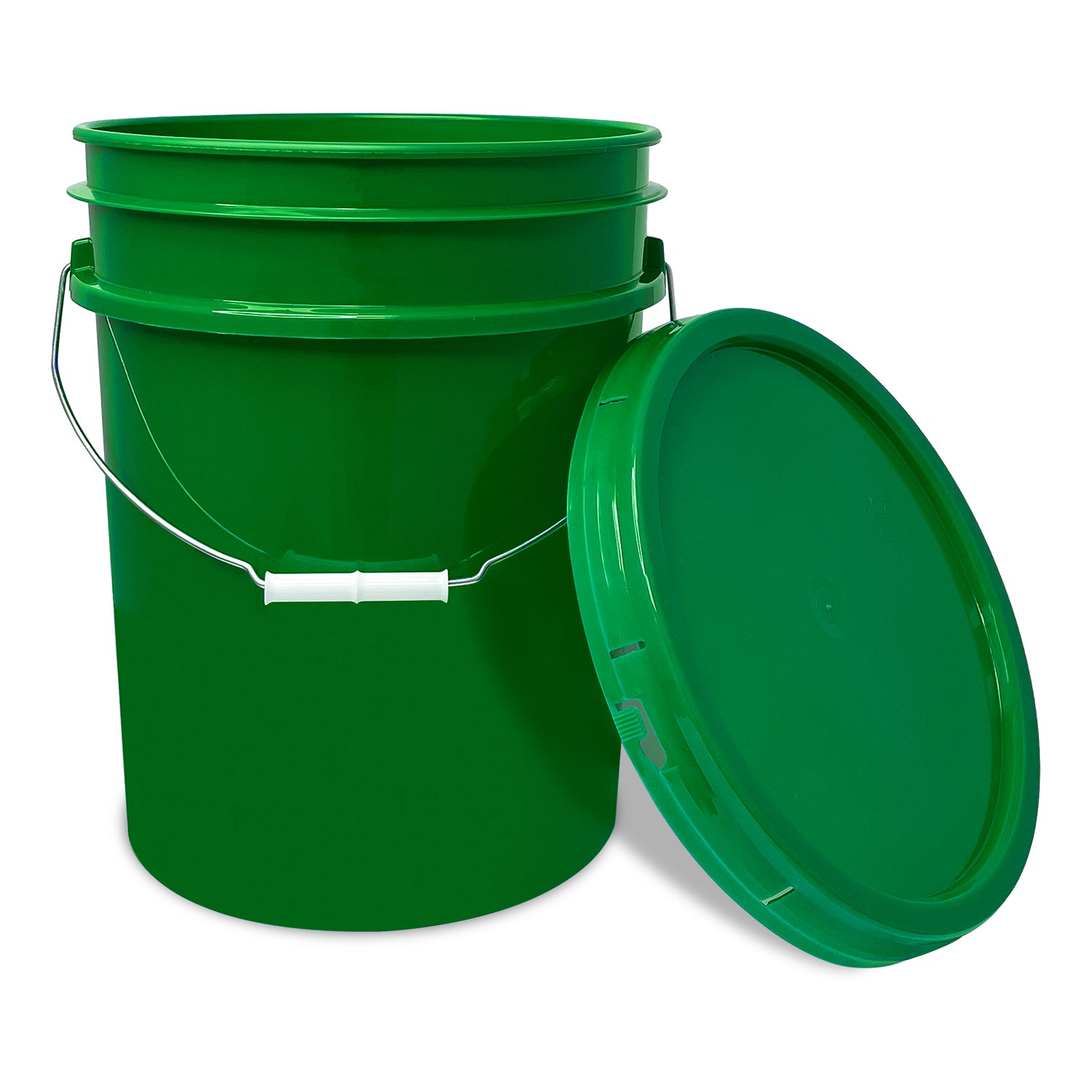 5 Gallon Food-Grade Bucket with Gasketed Tear Strip Lid - 5 Pack (FREE SHIPPING*)