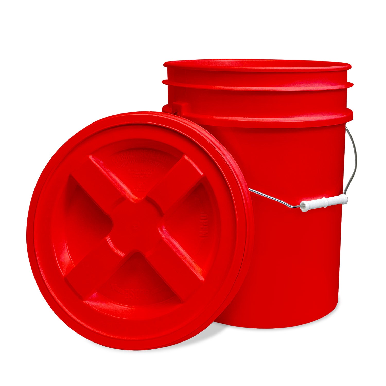 5 Gallon Food-Grade Bucket with Gamma Lid - 5 Pack (FREE SHIPPING*)