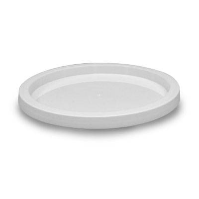 LV410R - Food Grade Round Recessed Lids ONLY - Case of 1000