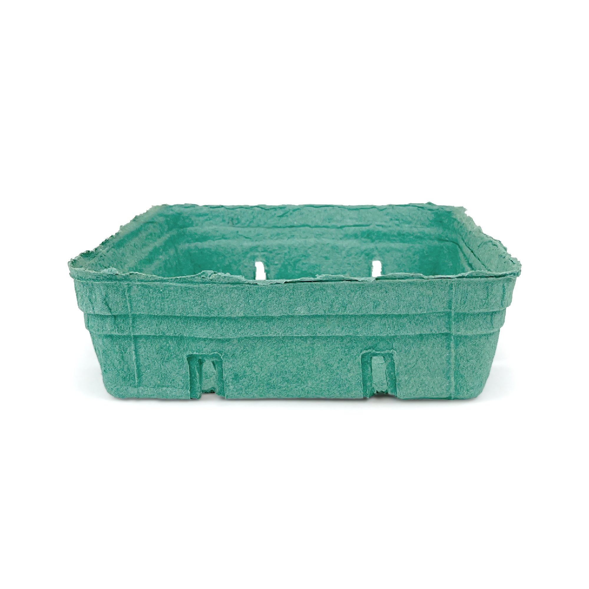 2 Qt. Green Molded Pulp Berry / Produce Basket - Case of 200