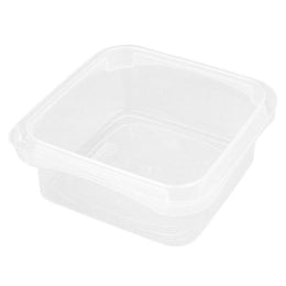 8 oz BPA-Free Food-Grade SelecTE Tamper-Evident Square Container - Case of 780