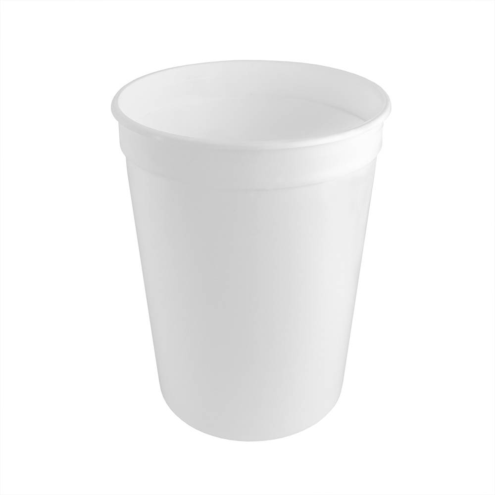 An 86 oz. BPA-Free Food-Grade Container (T51386CP) is displayed empty against a white background; sold in a case of 216.