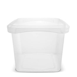 48 oz Food-Grade SelecTE Tamper-Evident Square Clear Container (T5X548IMLCP) - Case of 324