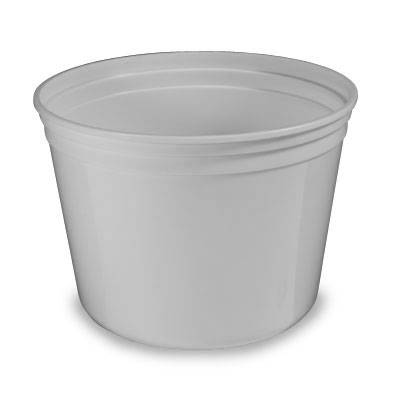 1/2 Gallon (64 oz.) Food Grade Round Containers (T61264)